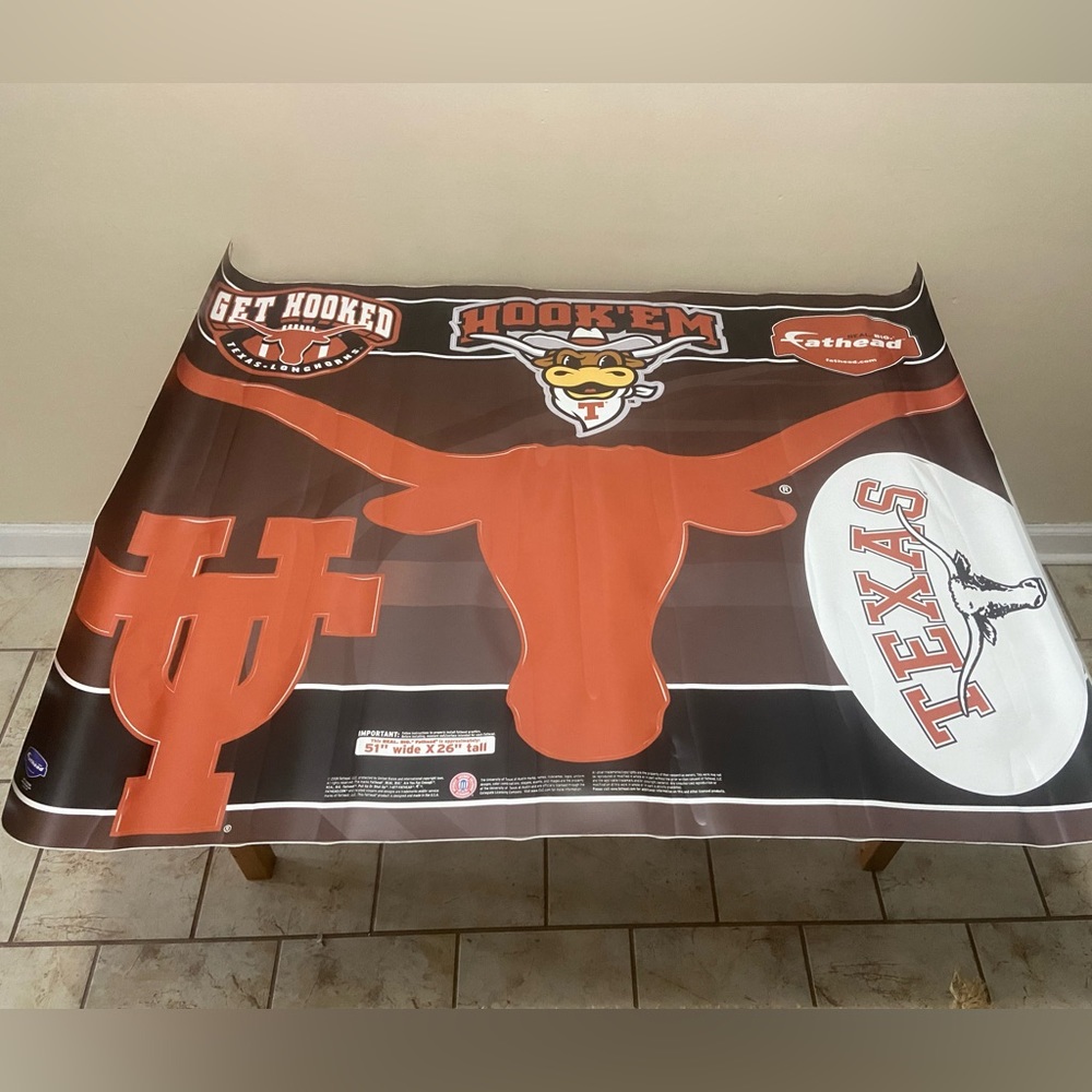 Texas Longhorns College Football Fathead Collage.